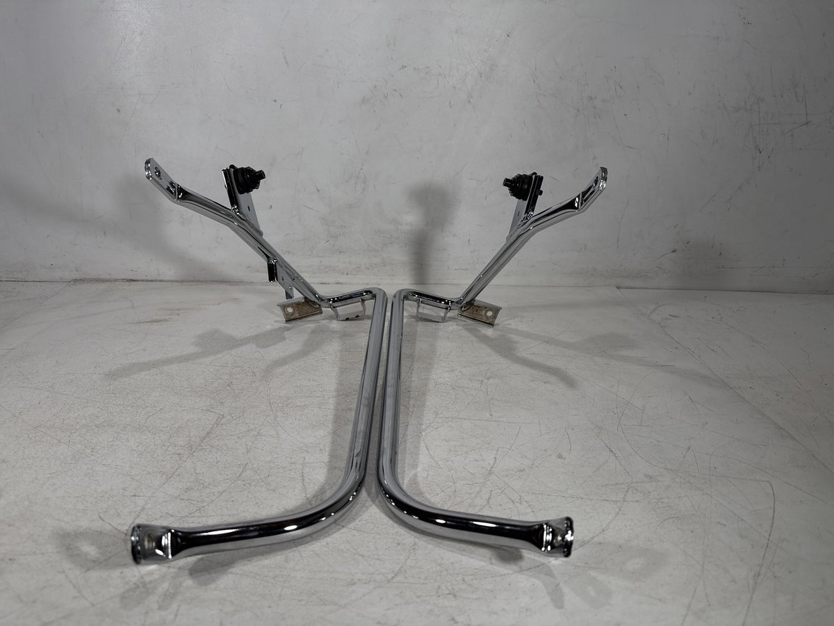 2012 Harley Street Glide Touring OEM Rear Left Right Saddlebag Guard Rails Bar