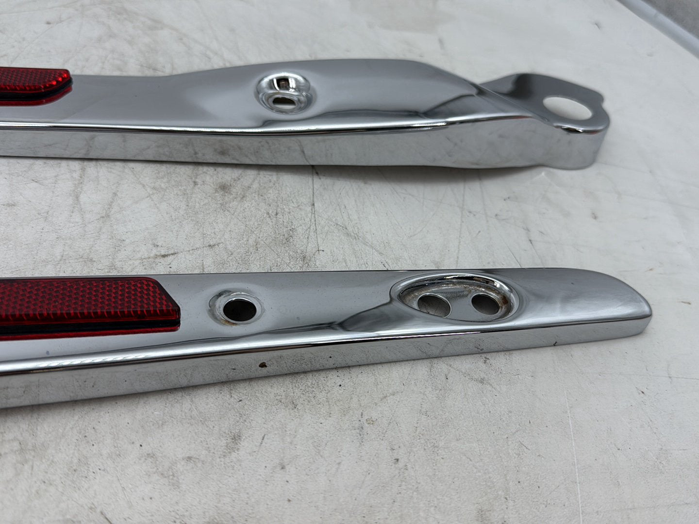 2012 Harley Dyna FXDF Fat Bob OEM Rear Left & Right Fender Support Bracket