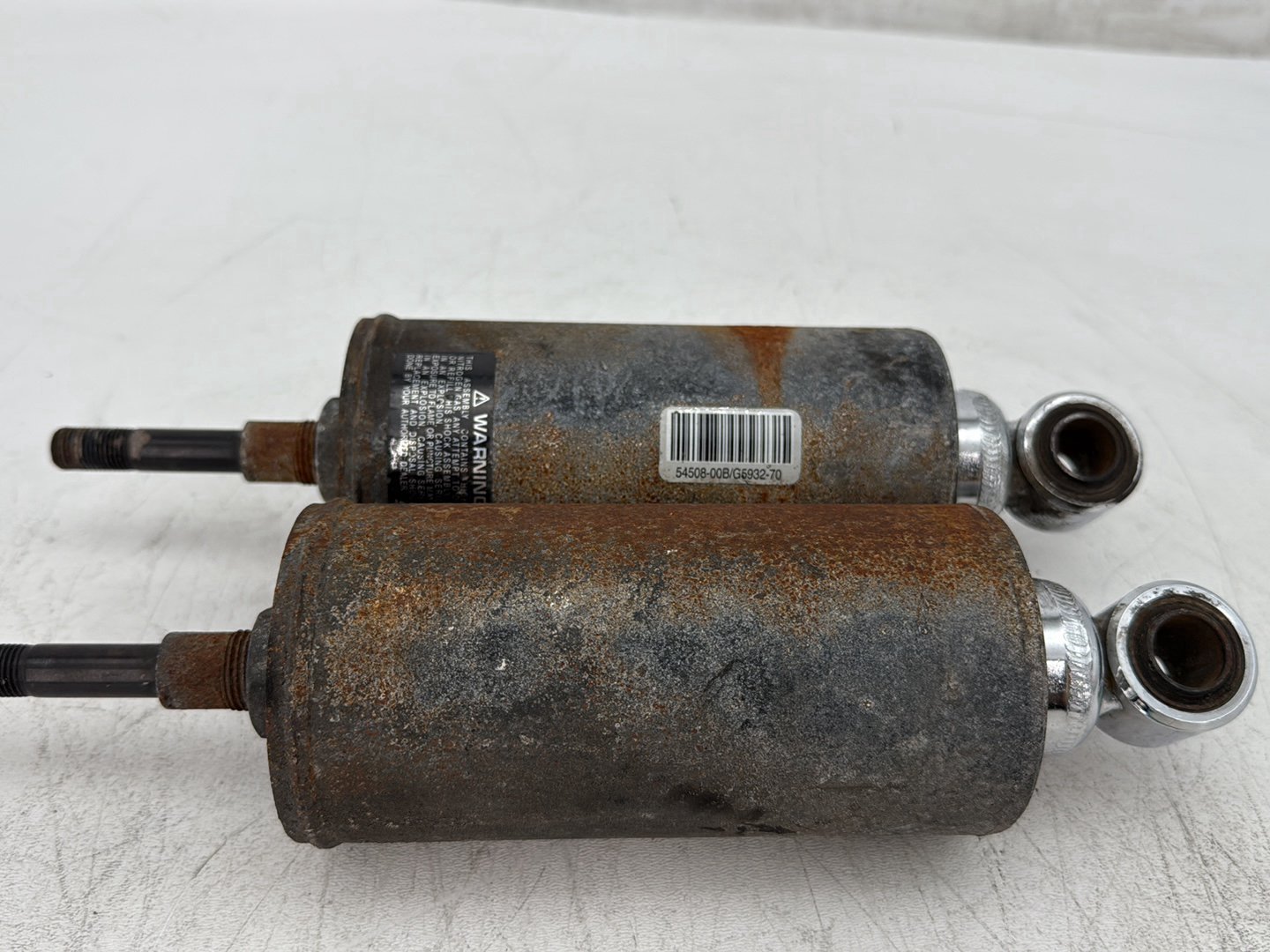 2013 Harley Heritage Softail Classic FLSTC OEM Rear Left Right Shock Absorbers