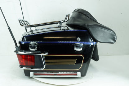 1984 - 1998 Harley-Davidson Touring Electra Glide Ultra Pass Backrest Tour Pak Luggage NOKey   53133-97BDK