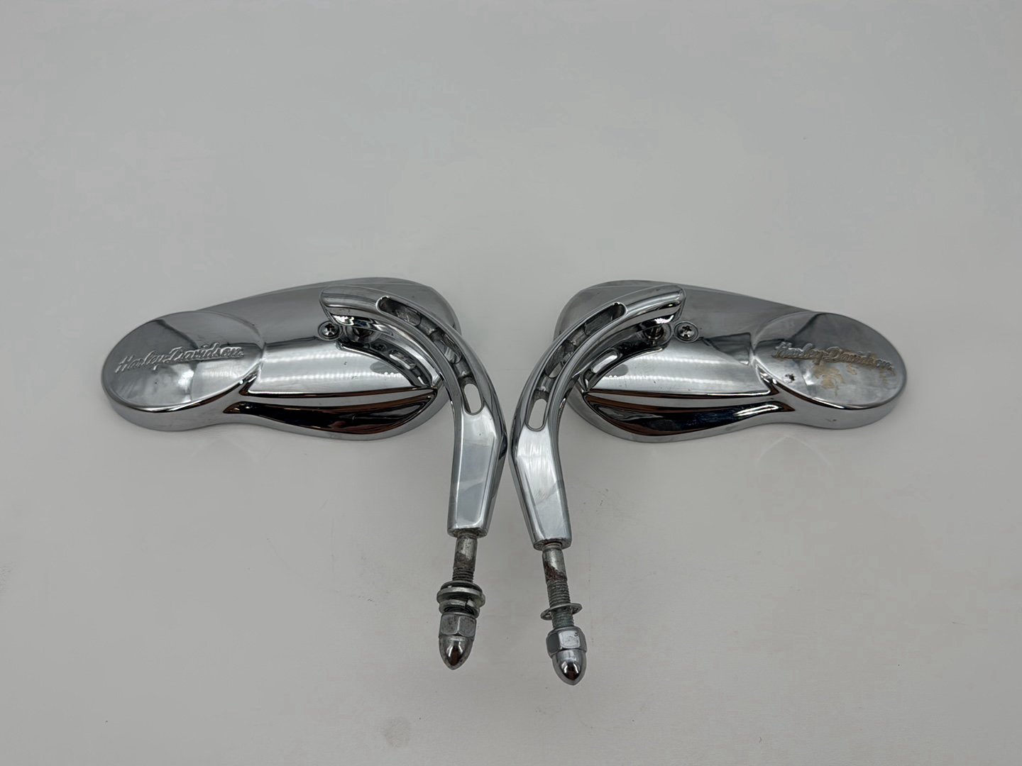2007 Harley Softail Heritage Classic FLSTC OEM Left Right Rear View Mirror