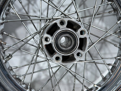 2011 Harley Heritage Softail Classic FLSTC Front Rear Wheel Rim Tire Spoked 16"