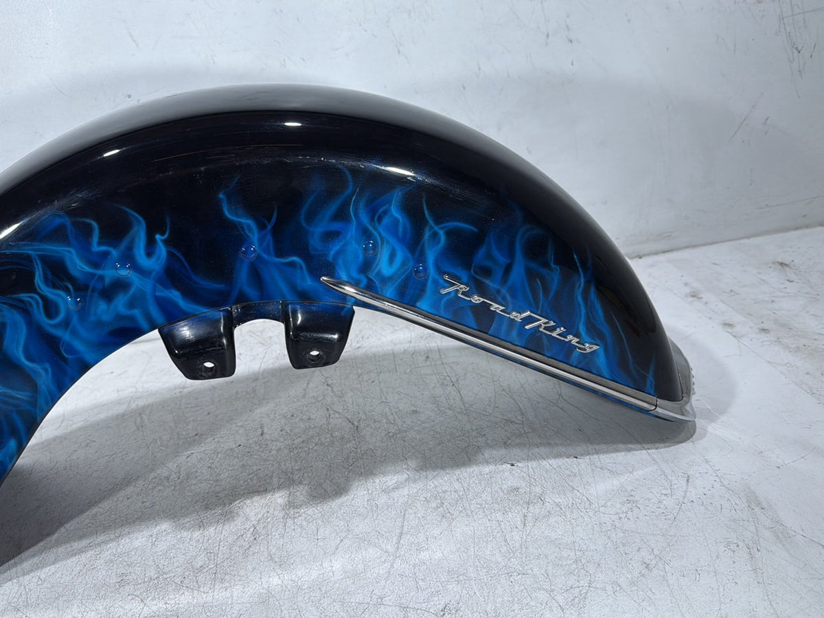 2005 Harley Road King Touring Police OEM Front Wheel Fender Shell Panel