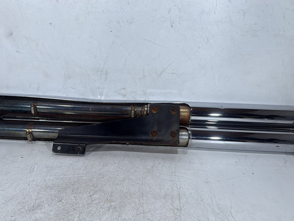 2005 Harley Softail Fat Boy FLSTF OEM Exhaust Header Pipes Vance & Hines