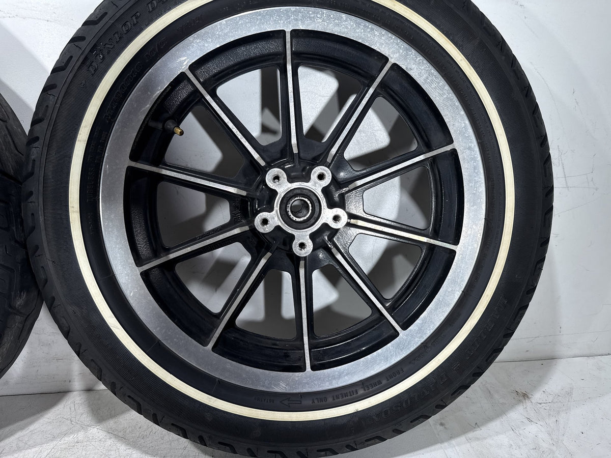 1995 Harley Electra Glide Touring FLHT Front & Rear Wheel Rim Tire MT90B16 16"
