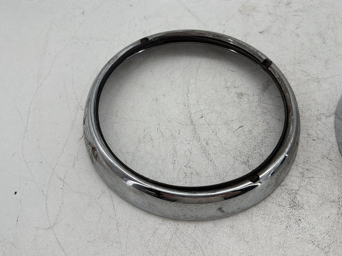 2006 Harley Street Glide Touring OEM Headlight Mount Bracket Ring Circle Trim