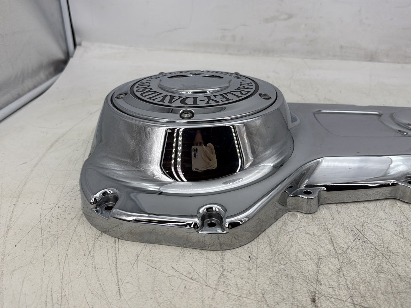 2007 Harley Touring FLHTC Electra Glide Classic OEM Outer Primary Clutch Cover