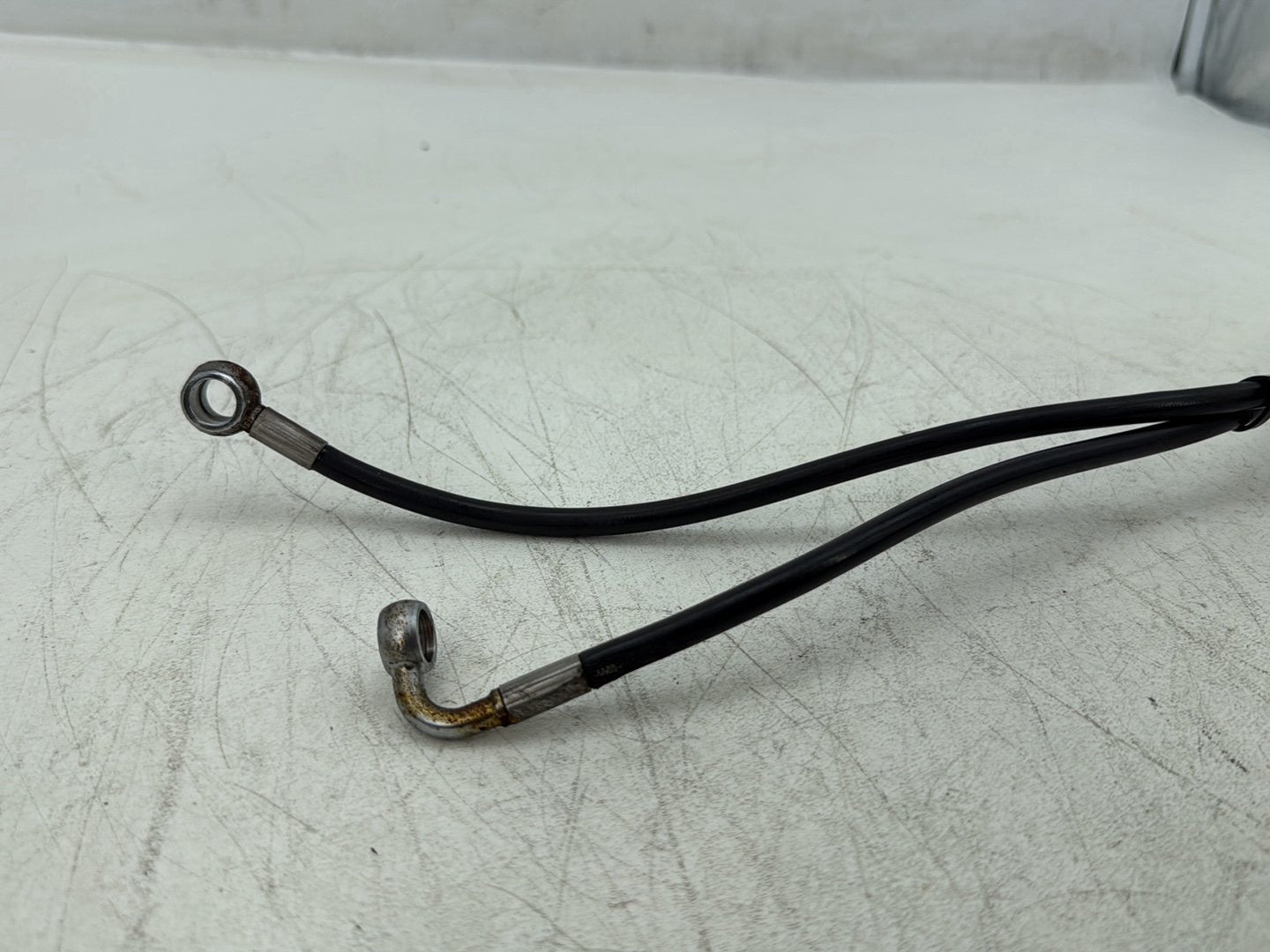 2011 Harley Softail FLSTFB Fat Boy OEM Front Brake Hose Line Pipe ABS 45555-11
