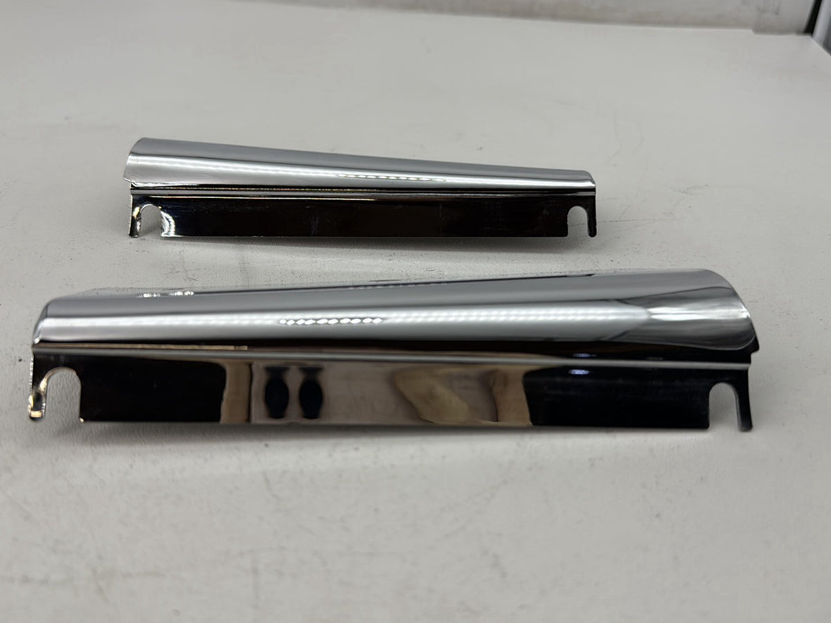 1991 Harley Heritage Softail Classic FLSTC OEM Front Left Right Fork Tube Slider Guard Covers