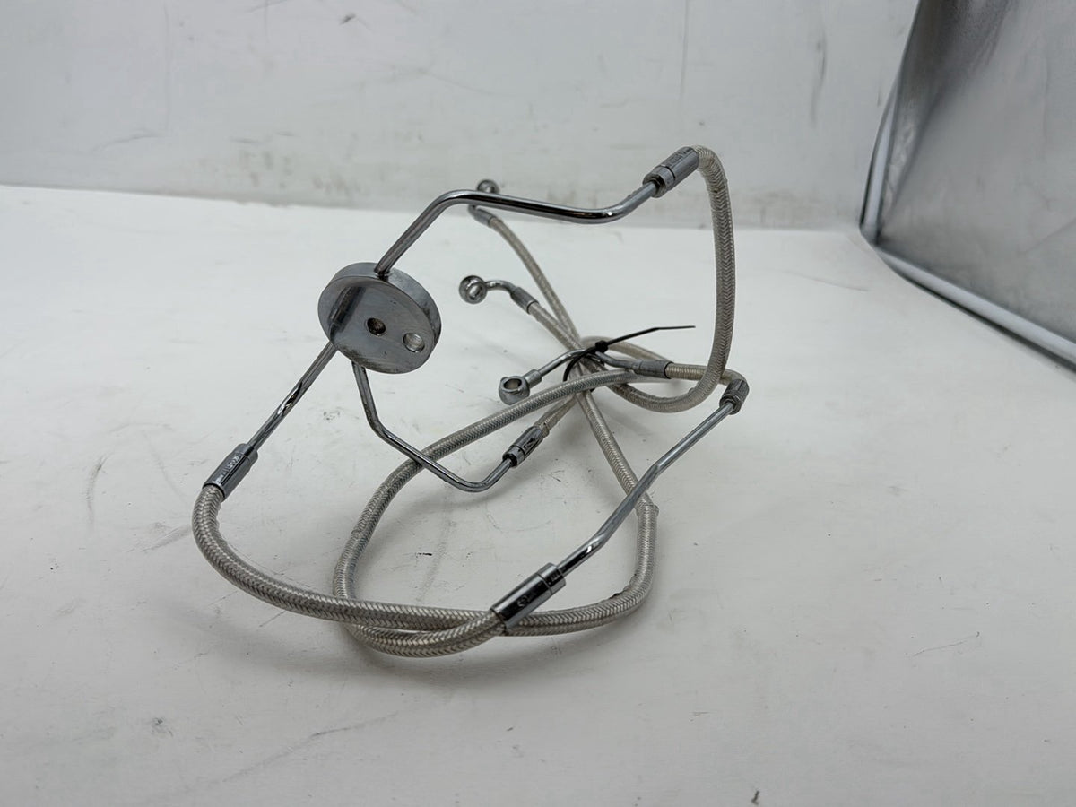 2011 Harley Road King Touring FLHRC Classic OEM Front Brake Hose Line Pipe ABS