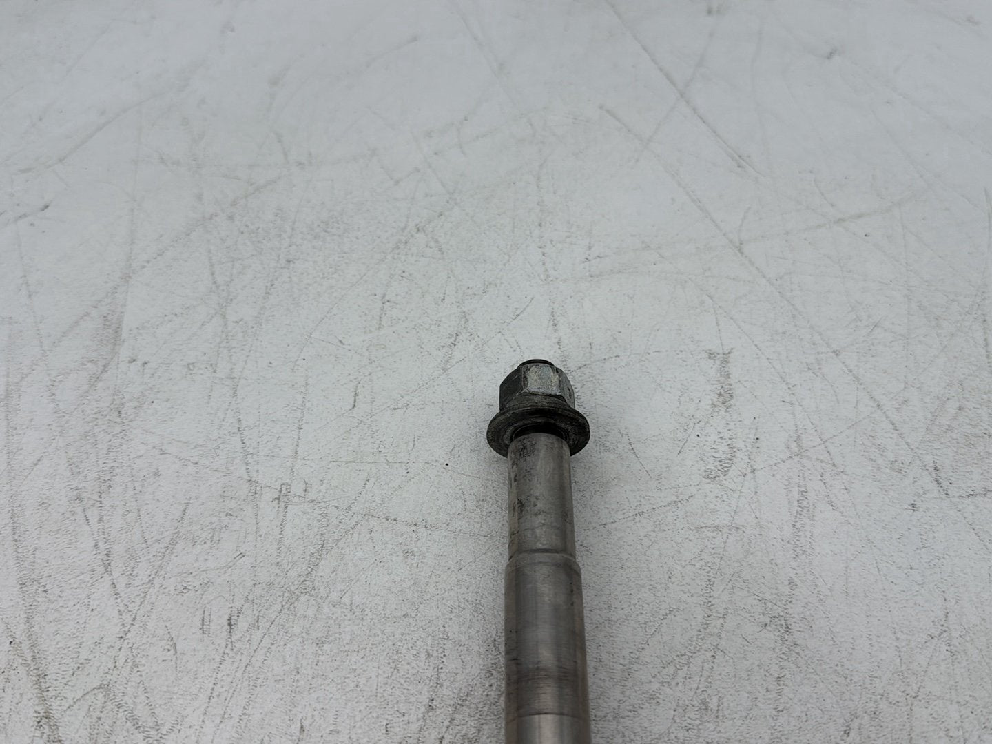 2000 Harley Dyna FXDWG Wide Glide OEM Front Wheel Axle Bolt Shaft