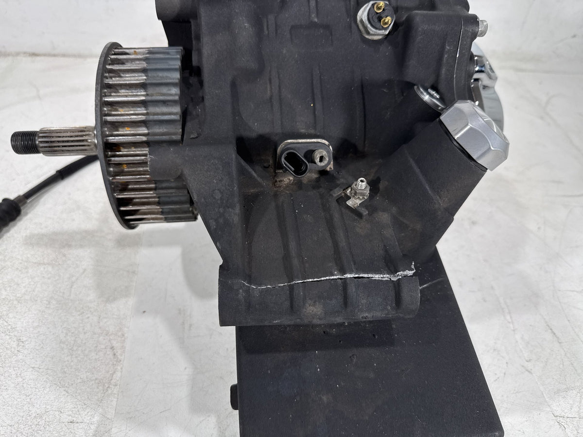 11 Harley Electra Glide Touring Police 6 Speed Transmission Gearbox 28K CRACKED