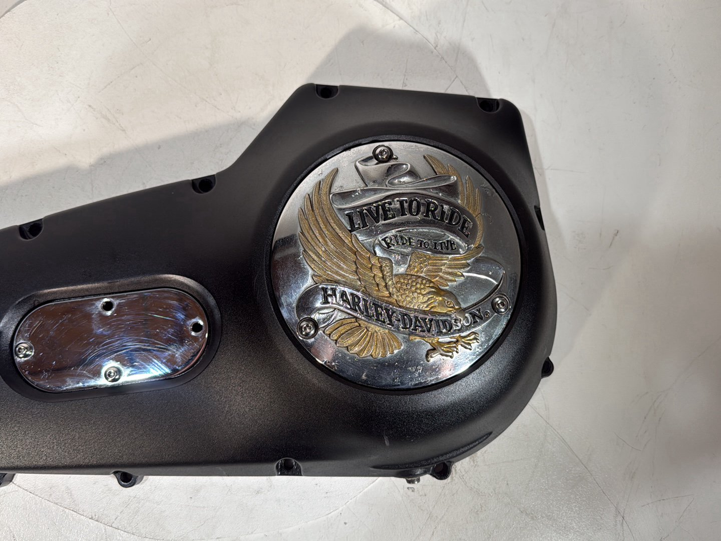 1986 - 1998 Harley-Davidson Softail Heritage Classic Outer Primary Clutch Cover 60543-95 , 25416-70A