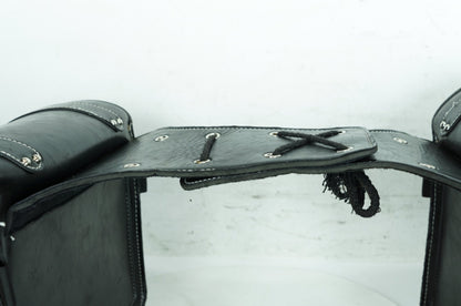 2012 - 2026 Harley-Davidson Sportster Iron 883 Rear Left Right Saddlebags Luggage Leather QINGROCK