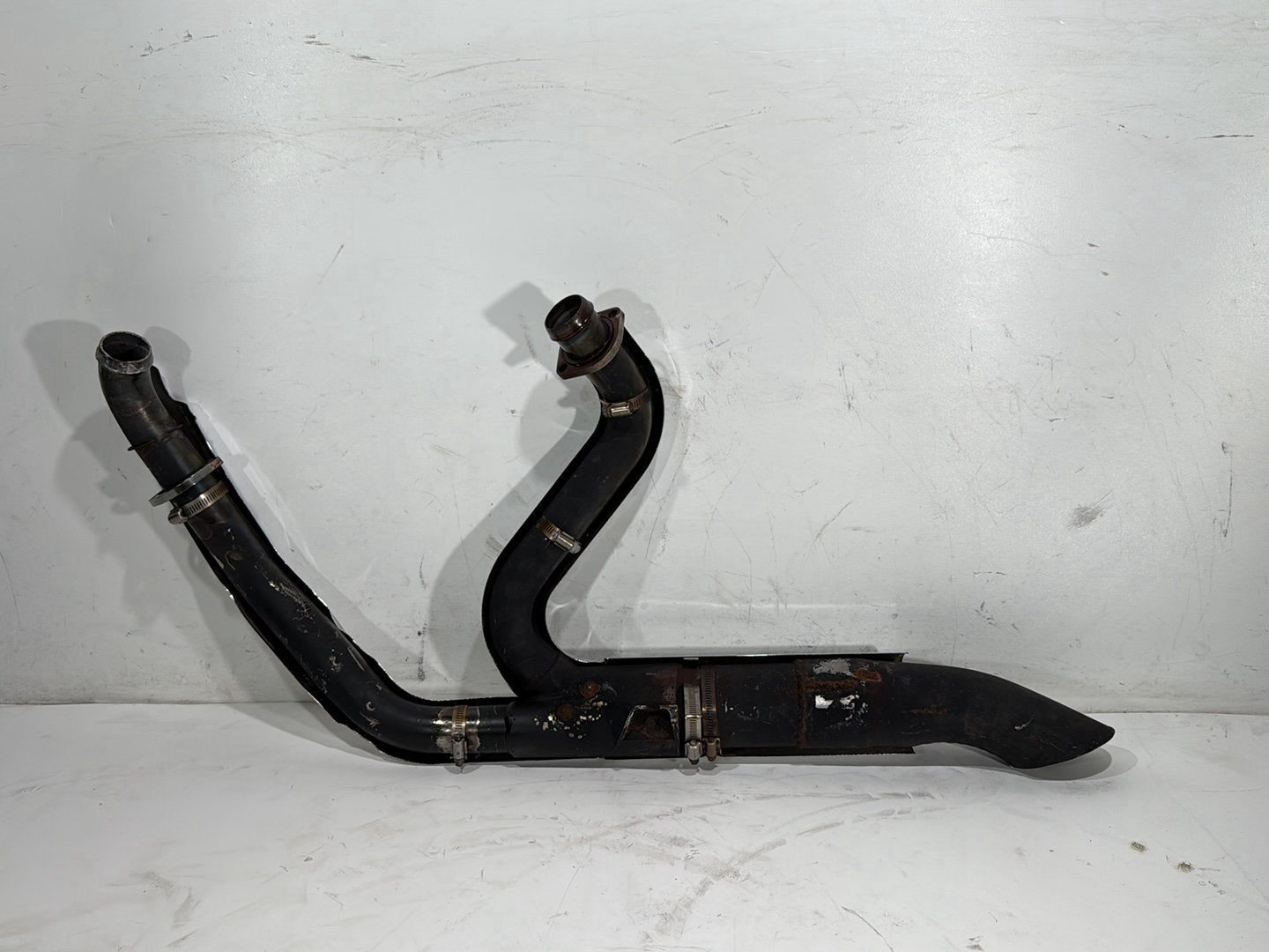 2001 Harley Electra Glide Touring Exhaust System Header Pipe 2 into 1 NO Bracket