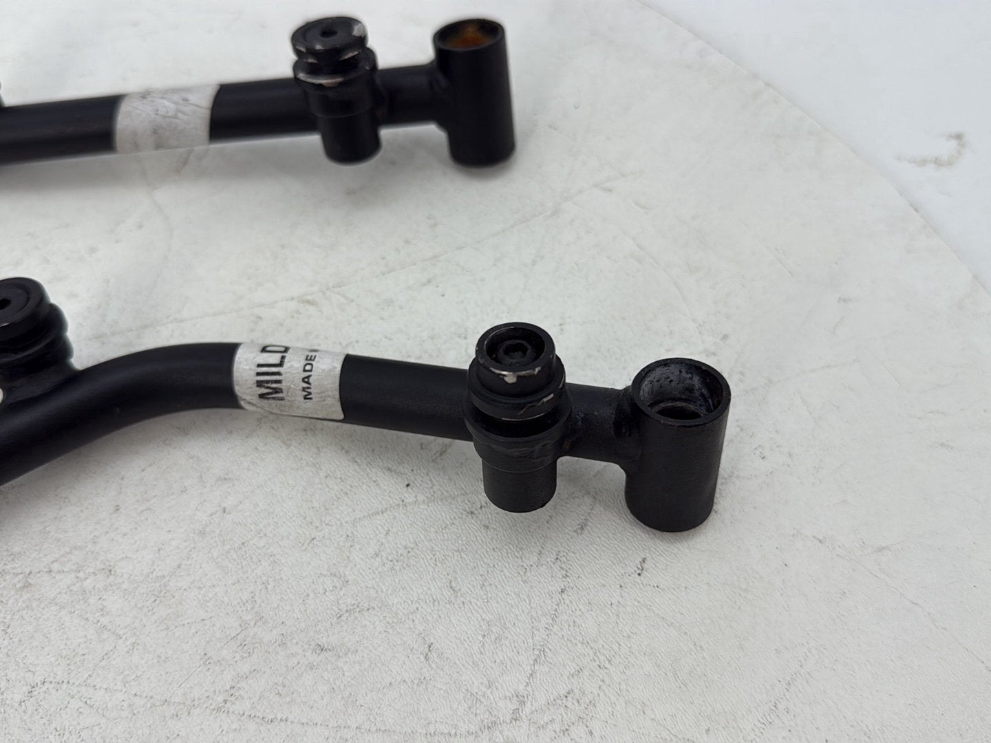 2012 Harley Dyna Fat Bob FXDF 103 OEM Rear Left Right Saddlebag Guard Rails Bar