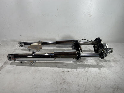 1996 Harley Road King Touring Police FLHPI OEM Front Triple Tree Set & LH RH Fork Legs Sliders