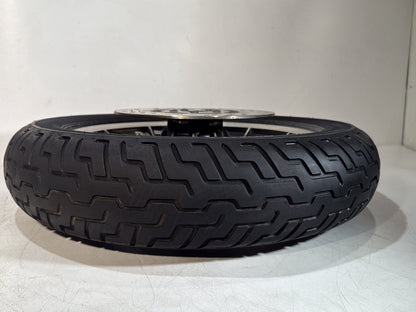 1984 - 1998 Harley-Davidson Touring Electra Glide Classic Front Wheel Rim Tire MT90B16 72H, Dunlop, 16"