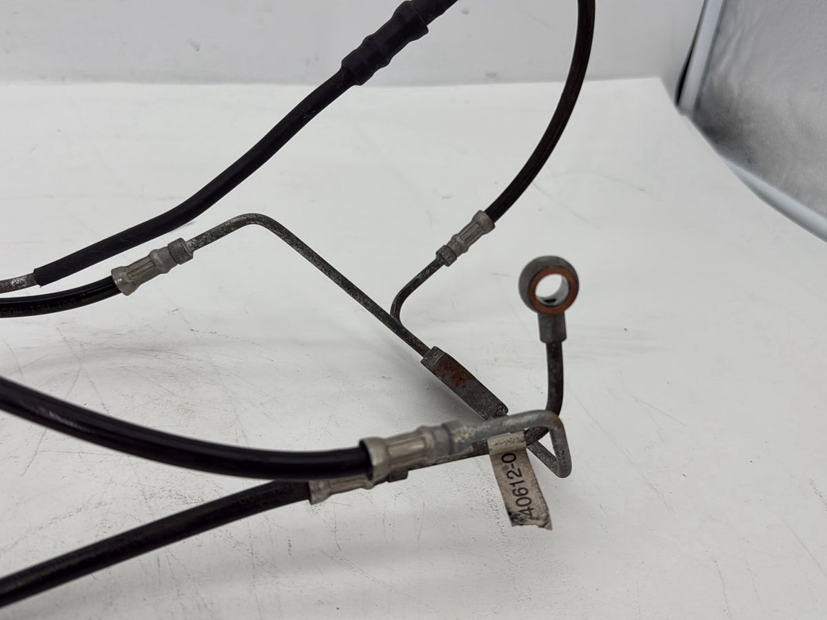 08 Harley Touring FLHTCU Electra Glide Ultra OEM Front Brake Hose Line Pipe ABS