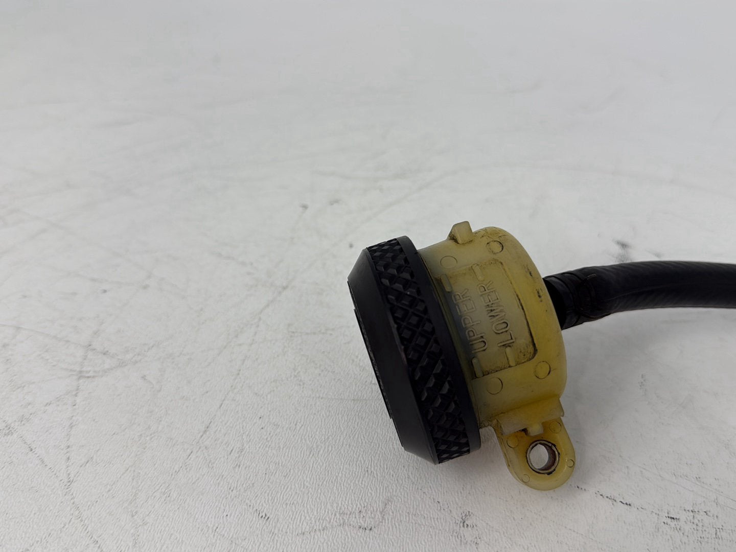 2005 Harley Sportster XL883C 883 Custom OEM Rear Brake Master Cylinder Bottle Brake Line