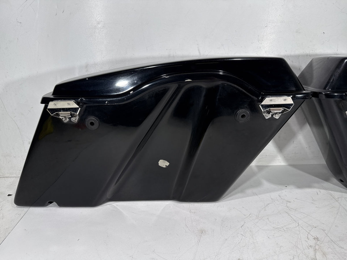 2002 Harley Electra Glide Touring FLHT OEM Left Right Saddlebags Luggage NOKey