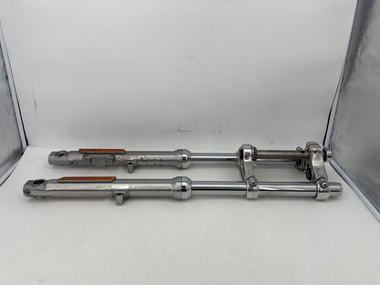 1999 - 2006 Harley-Davidson Dyna Low Rider Front Triple Tree Set & LH RH Fork Legs Sliders 45739-87