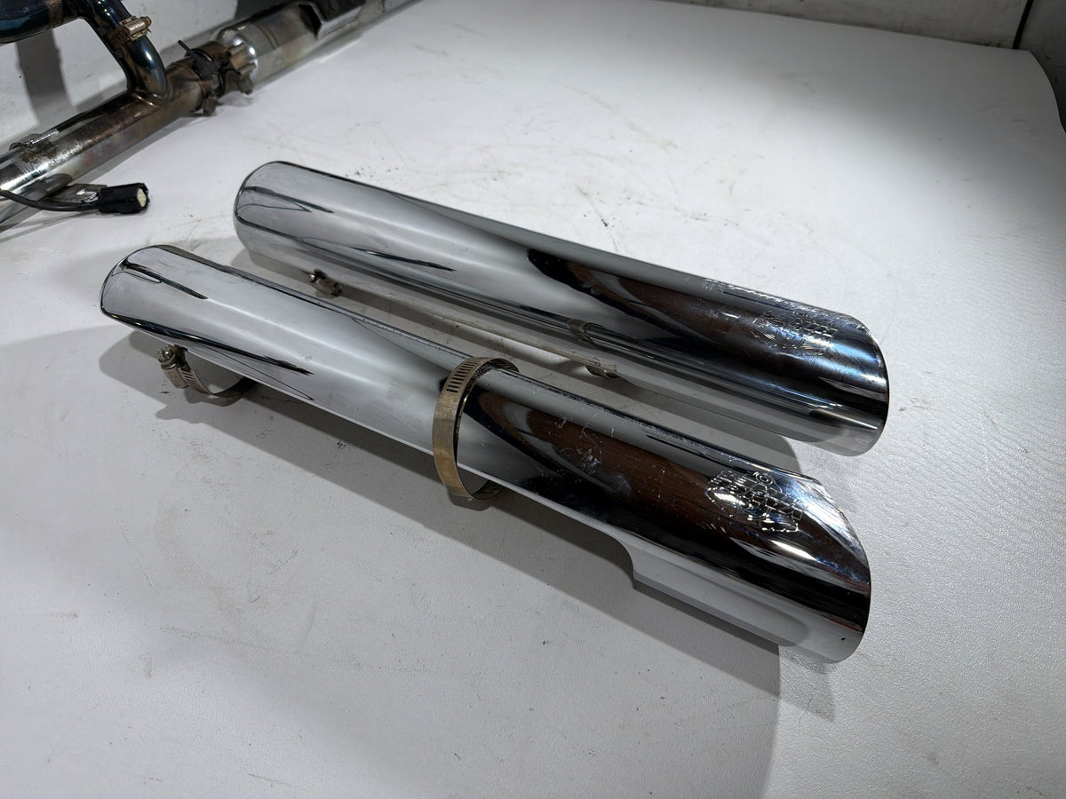 2014 Harley Softail Slim FLS OEM Exhaust Header Pipes Muffler