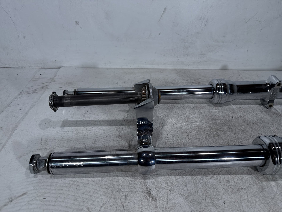 2002 Harley Dyna Wide Glide FXDWG OEM Front Left & Right Fork Legs Sliders