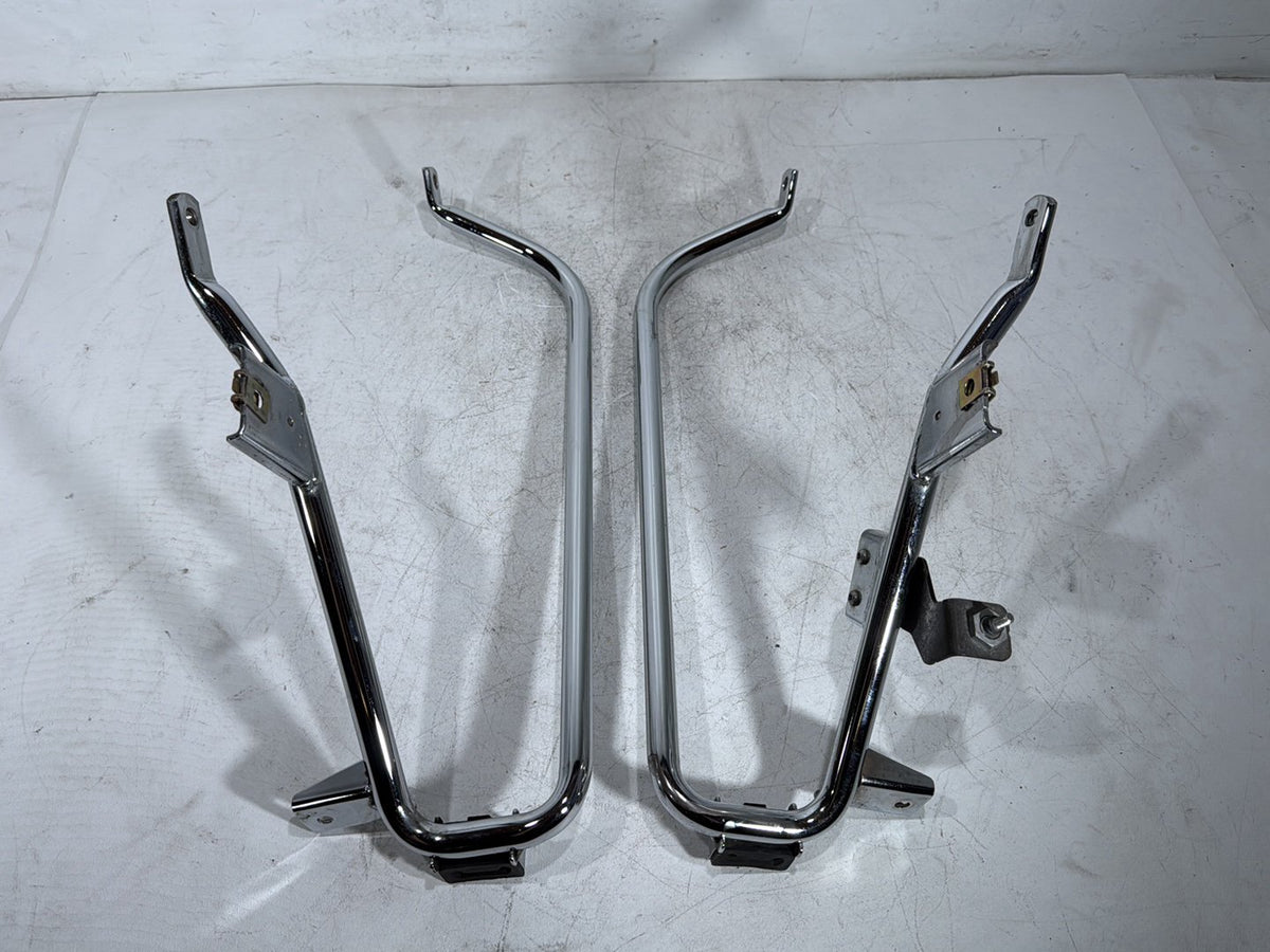11 Harley Road Glide Touring FLTRX OEM Rear Left Right Saddlebag Guard Rails Bar