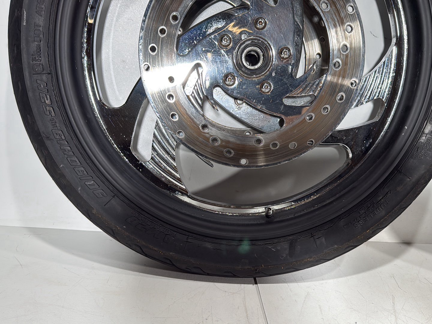 1999 - 2006 Harley-Davidson Dyna Low Rider Front & Rear Wheel Rim Tire MT90B16, 90/90H19 52H, 16" 19"