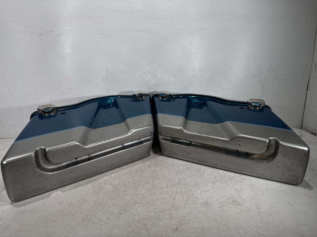 1995 Harley Electra Glide Touring FLHT OEM Left Right Saddlebags Luggage NOKey