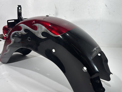 2004 Harley Softail FLSTC Heritage Classic OEM Rear Wheel Fender & Turn Signals Bar