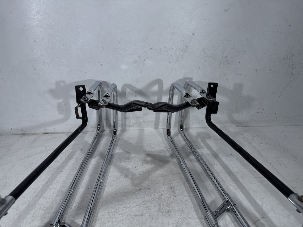 2009 Harley Electra Glide Touring OEM Rear Left Right Saddlebag Guard Rails Bar