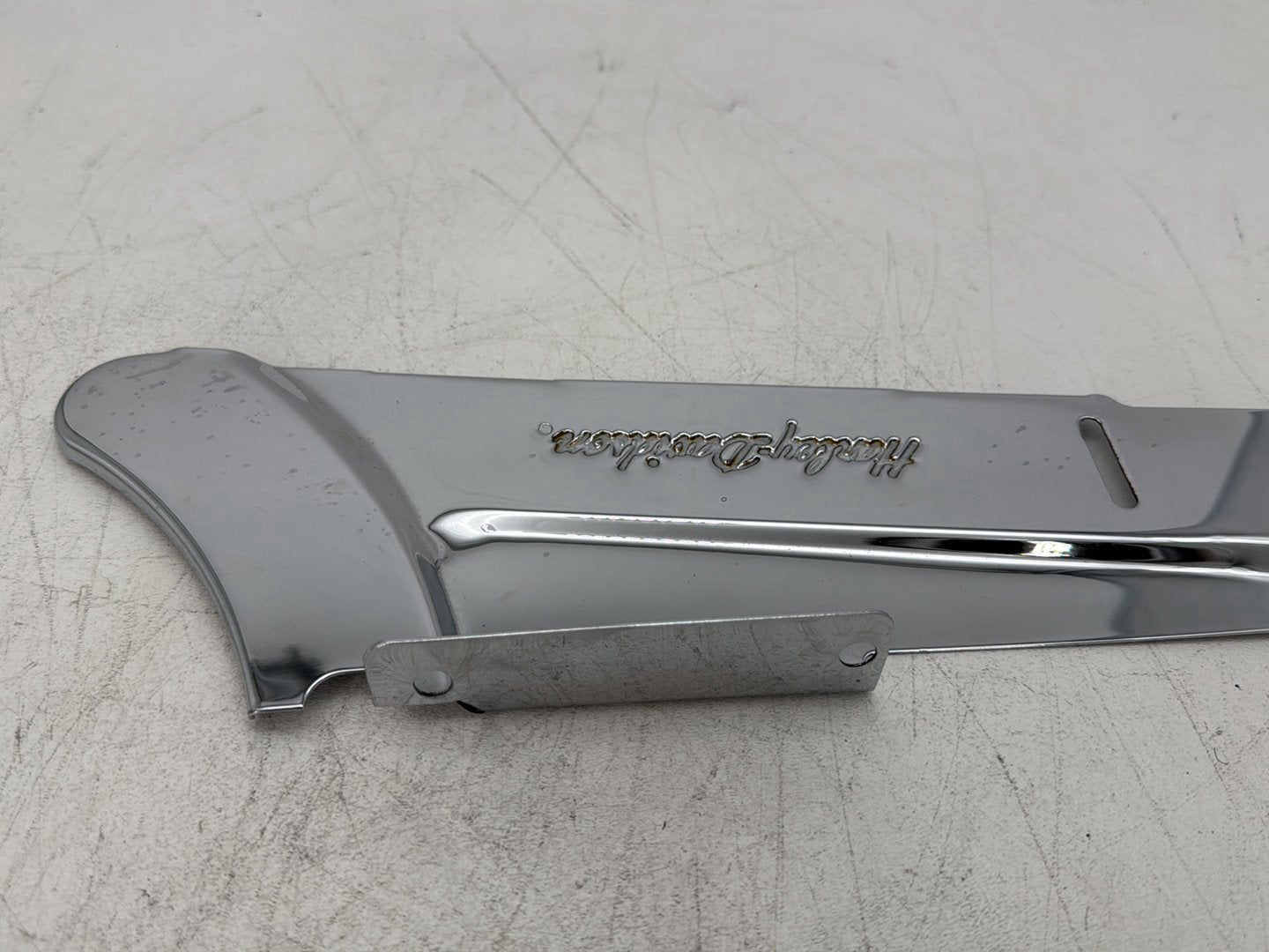 2000 Harley Dyna FXDWG Wide Glide OEM Rear Belt Debris Deflector Guard