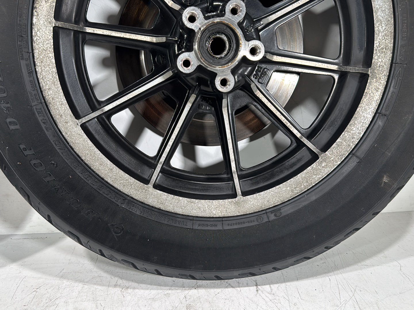 1998 Harley Touring FLHTCUI Electra Glide Ultra OEM Front & Rear Wheel Rim Tire