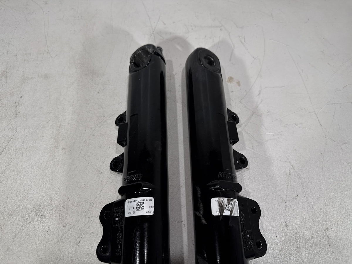 2016 Harley Dyna Fat Bob FXDF 103 OEM Front Left & Right Fork Legs Sliders