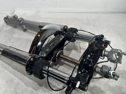 1998 Harley Touring FLHTCUI Electra Glide Ultra OEM Front Triple Tree Set & LH RH Fork Legs Sliders