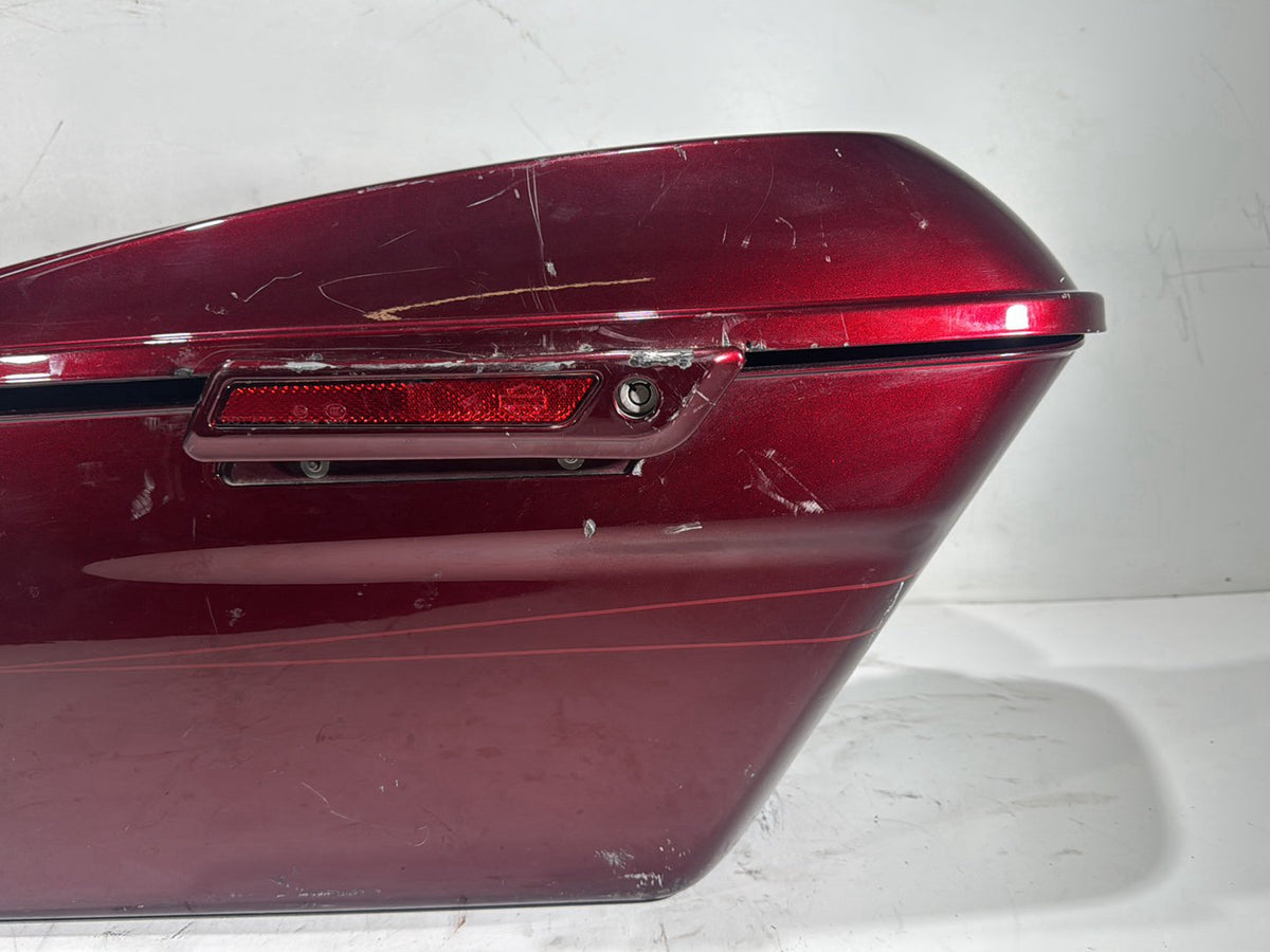 2014 Harley Street Glide OEM Left 1 Saddlebag Luggage NO Key SCRATCHED