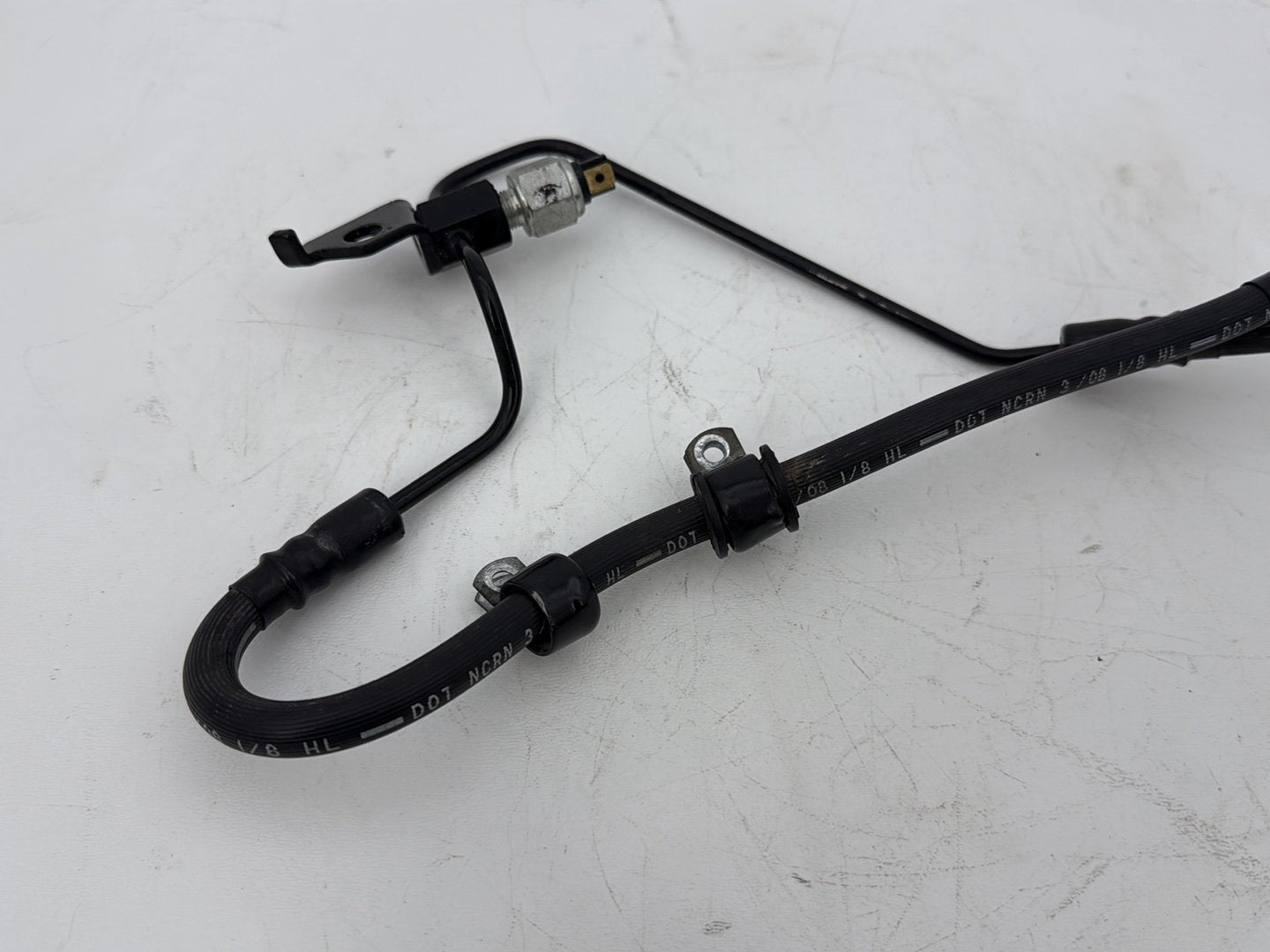 2009 Harley Sportster XL1200C 1200 Custom OEM Rear Brake Hose Line Pipe