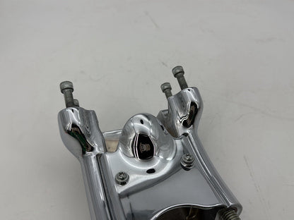 2009 Harley Sportster XL1200C 1200 Custom OEM Front Handlebar Riser Top Clamp Chrome