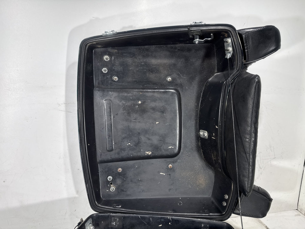 01 Harley Electra Glide Touring Classic OEM Pass Backrest Tour Pak Luggage NOKey