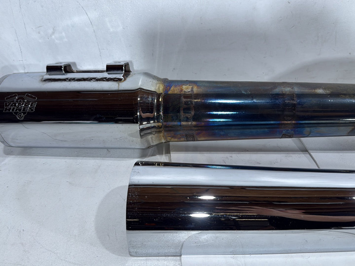 10 Harley Street Glide Touring FLHX Exhaust Header Pipes Muffler Vance & Hines