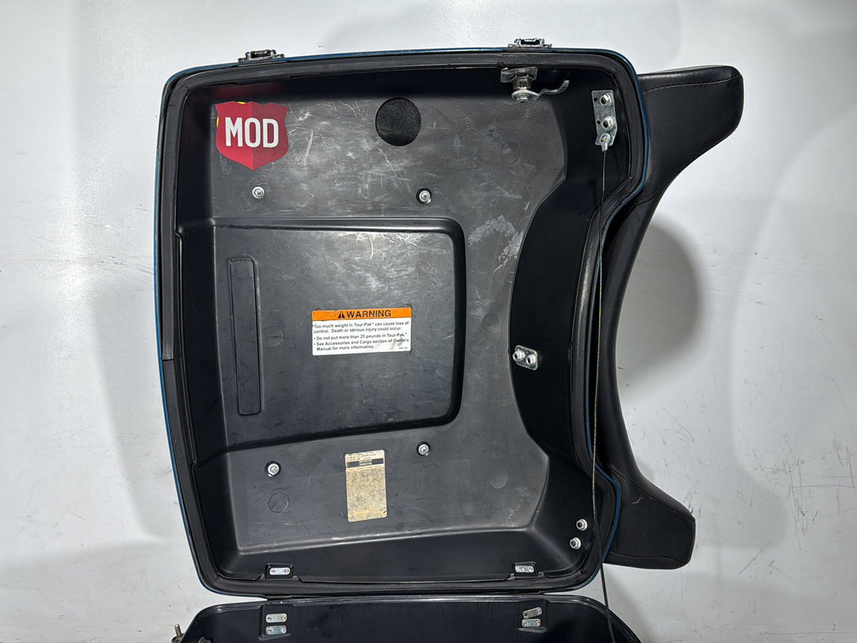2006 Harley Electra Glide Touring Ultra FLHTCUI OEM Pass Backrest Tour Pak Luggage NOKey