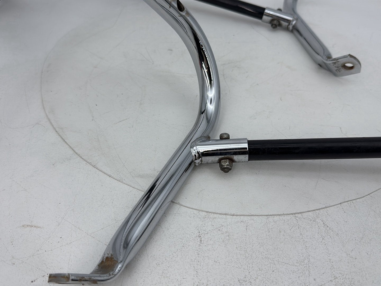 2007 - 2011 Harley-Davidson Touring Electra Glide Ultra Rear Left Right Saddlebag Guard Rails Bar 49193-09