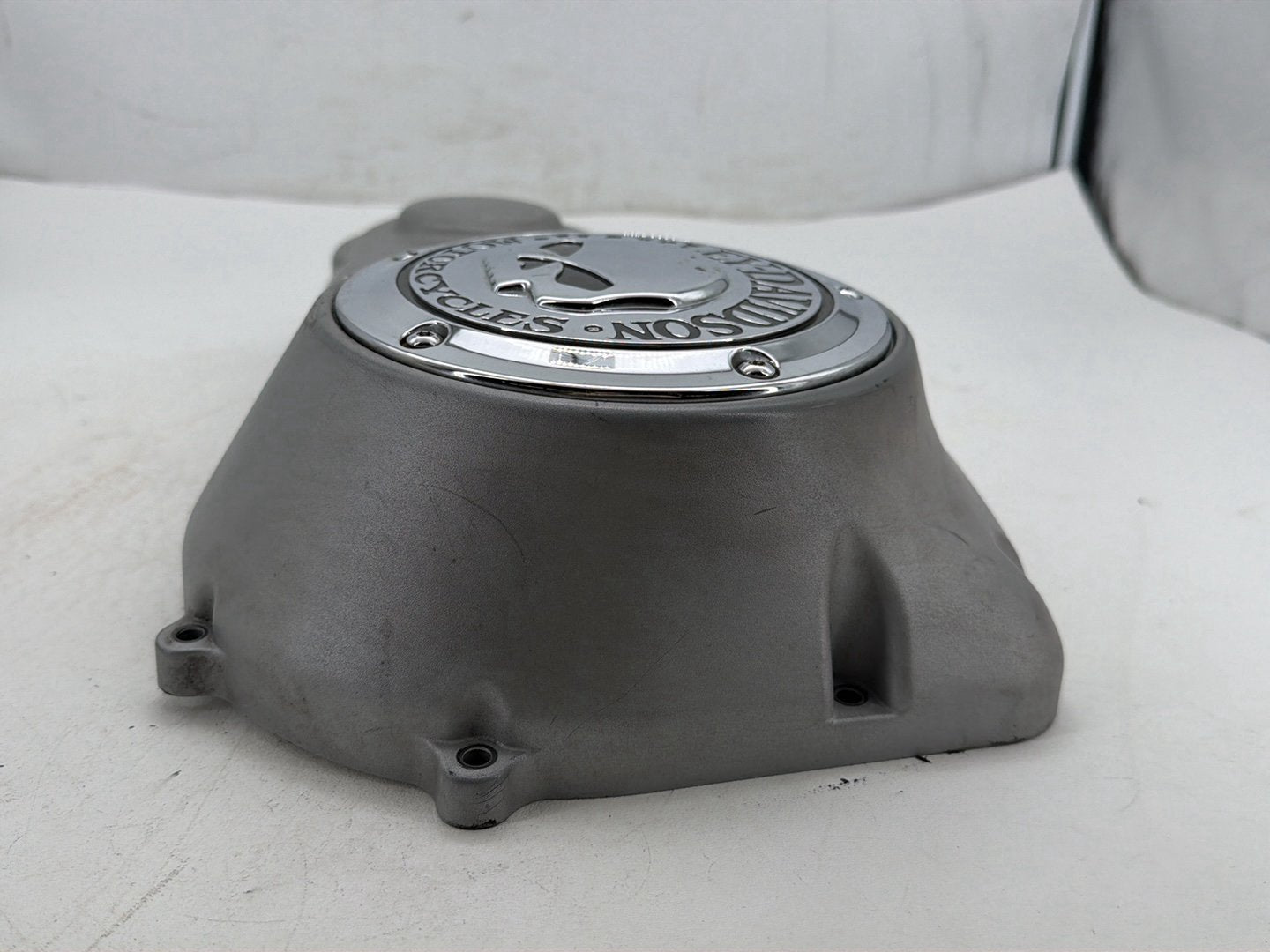 2009 Harley Dyna Street Bob FXDB OEM Outer Primary Clutch Cover Willie G Skull