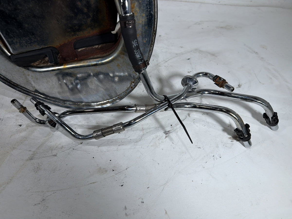 06 Harley Softail Deuce FXSTDI OEM Oil Tank Reservoir Bottle Canister & Dipstick