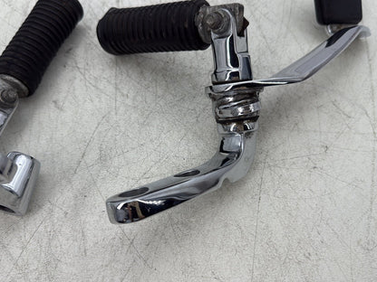 2012 Harley Dyna Super Glide Custom FXDCI OEM Left & Right Driver Step Foot Rest Pegs
