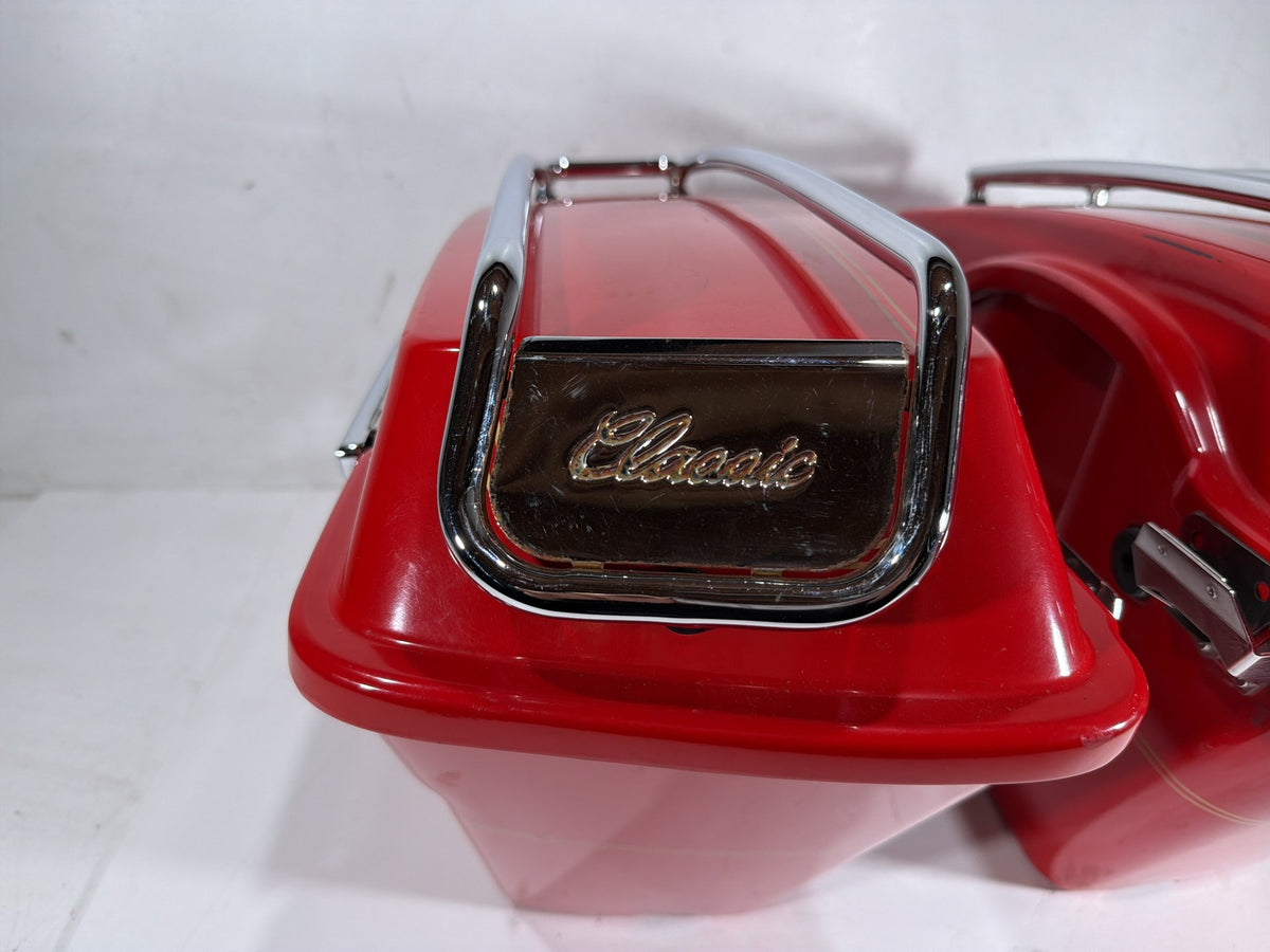2004 Harley Electra Glide Touring Ultra OEM Left Right Saddlebags Luggage NOKey