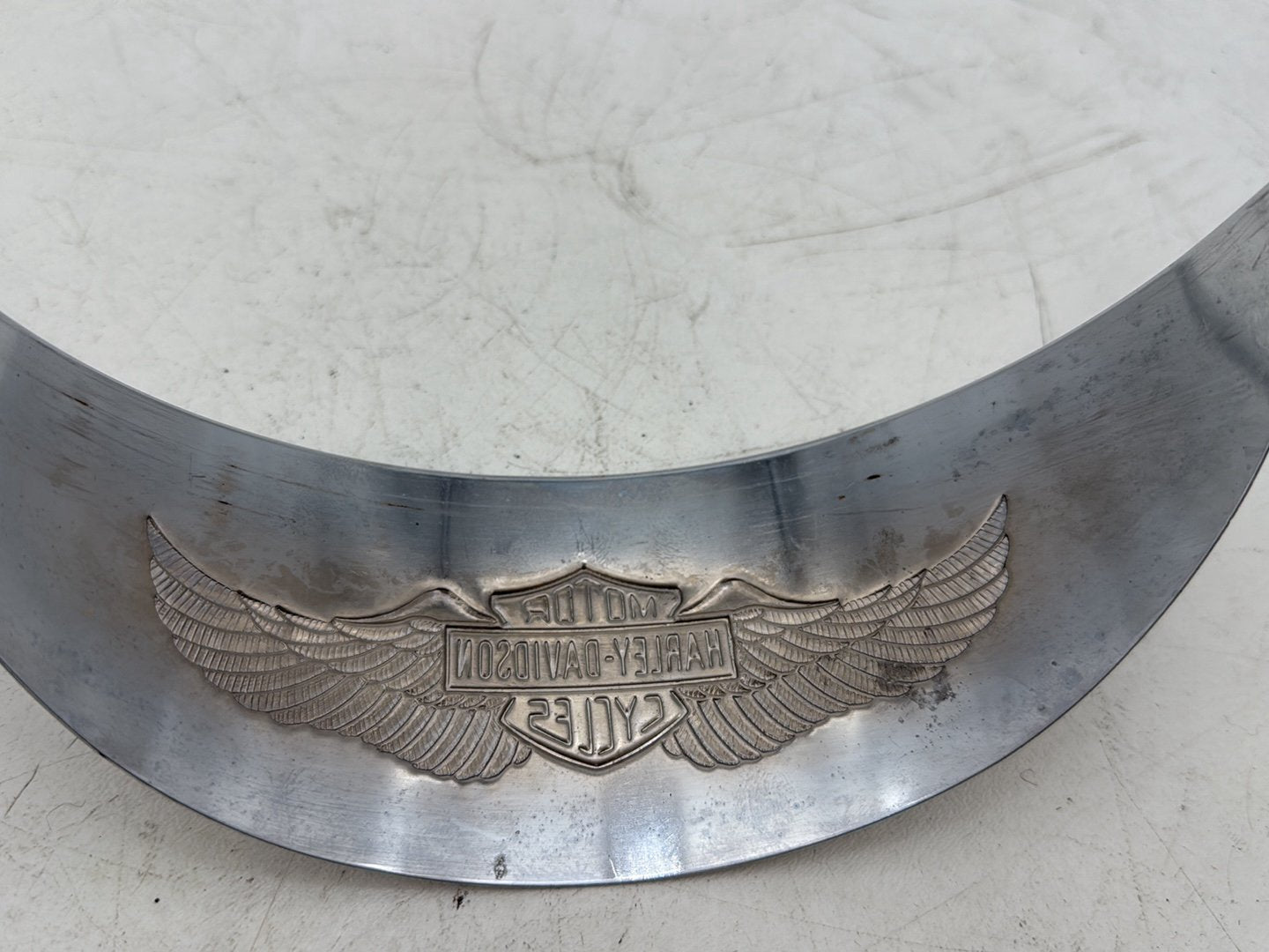 1995 Harley Touring Electra Headlight Headlamp Visor Mount Bracket Golden Eagle