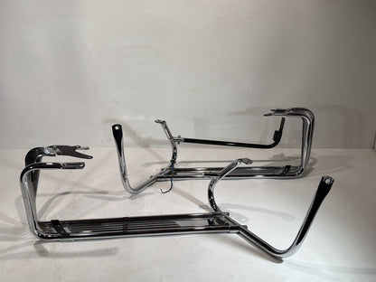 1999 - 2006 Harley-Davidson Touring Electra Glide Classic Rear Left Right Saddlebag Guard Rails Bar  	49193-93